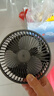电风扇伸缩折叠小风扇宿舍家用静音充电型办公台式USB桌面宿舍大风力夏台面落地两用折叠电风扇 颜色随机 直插款无档位开关1个装 实拍图