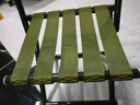 兴概念折叠凳户外小马扎折叠椅便携式钓鱼凳子露营野餐烧烤板凳靠背椅子 （加厚）中号升级款海绵靠背 实拍图
