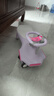 babycare扭扭车防侧翻儿童溜溜车摇摇车宝宝滑行玩具车3-6岁 黎空紫音乐款 实拍图