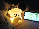 言仓礼物女线条小狗月亮小夜灯硅胶拍拍灯氛围摆件情侣生日礼物 实拍图