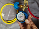 㭛柏空调加氟工具套装 家用空调加液表 雪种冷媒压力检测表 R22/R32/R410家用空调通用工具 实拍图