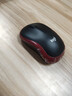 罗技（Logitech）M185鼠标 无线鼠标 办公鼠标 对称鼠标 黑色红边 带无线2.4G接收器 实拍图