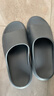 京东京造【3.5cm踩屎感】eva厚底拖鞋男士防臭休闲凉拖鞋 碳灰 40-41 实拍图
