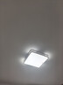 惠普精工卧室吸顶灯led现代简约餐厅书房灯具方40*40cm遥控三色 实拍图
