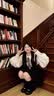 蝶娇诺（DIEJIAONUO）连衣裙子女装2026年春季新款韩系法式纯欲风学院风穿搭女套装显瘦 白色衬衫+领带+黑色背带裙 S 实拍图