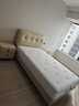 全友家居 简约奶油风真皮床1.2x2米卧室头层牛皮艺床头软包靠背单人床 实拍图