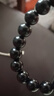 石传百世天然黑曜石手串男女款转运珠水晶佛珠情侣手链本命年礼物 实拍图