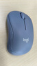 罗技（Logitech）M221 轻音鼠标 无线鼠标 办公鼠标 对称鼠标 带无线微型接收器 雾霭蓝 实拍图