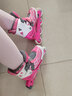 米高 轮滑鞋儿童溜冰鞋女童全套初学旱冰鞋男童专业滑冰滑轮生日礼物 中配置：粉鞋+K8头盔KP1护具+包+礼品 M 31-34内长19.5-22.5厘米/5-8岁 实拍图