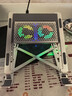 索皇（SUOHUANG）071S4 笔记本电脑散热器支架带风扇手机支架 usb分线器hub 铝合金折叠便携苹果RGB灯效 实拍图