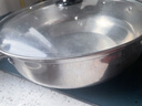 美厨（MAXCOOK）304不锈钢火锅30cm 汤锅电磁炉火锅复底带盖 送一对火锅勺MH-30 实拍图