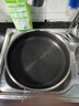 炊大皇 有钛平底锅304不锈钢煎锅全面屏不粘锅 可用铁铲 电磁炉通用28cm 实拍图