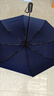 C'mon 全自动雨伞三折大号防风加固男士商务折叠自动伞 藏青色 实拍图