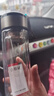 【京东物流配送】高硼硅双层玻璃杯大容量泡茶杯水杯子茶水分离杯 【双层加厚】茶杯350ml1只 实拍图