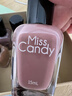 Miss Candy显白健康15ml指甲油免烤快干持久可撕拉裸色美甲 经典裸NA005 实拍图