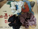 【法式优雅】缎面大肠发圈女ins简约复古头绳气质扎头发头绳 米白+黑色+粉色 3件套 实拍图