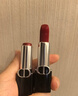 迪奥Dior【邓为推荐】烈艳蓝金口红丝绒999哑光唇膏 生日礼物送女友 实拍图