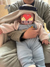 迷你巴拉【抗静电】婴幼儿毛绒外出连体衣摇粒绒可外穿宝宝衣服春新款 海盐汪汪 【抗静电 更自在】 80cm 实拍图