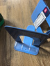 得力（deli）7英寸(高17cm)金属铁桌面书立置物架书收纳桌上书架 办公书靠2片/ 办公学习用品 蓝色 实拍图