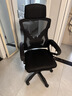 锦汐 电脑椅家用办公椅子靠背人体工学椅学习转椅老板座椅游戏电竞椅 【二代升级款】黑框黑网+乳胶 实拍图