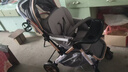奔昂 婴儿推车可坐可躺轻便避震宝宝折叠婴儿车双向BB童车手推车 尊享深卡其+可坐可躺+可折叠+可双向推行+四轮高配 实拍图
