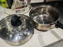 炊大皇304不锈钢奶锅+蒸屉辅食锅汤锅婴儿宝宝煮牛奶热奶锅泡面锅18cm 实拍图