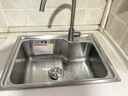 华帝（VATTI）普通厨房水槽S1大单槽拉丝304不锈钢洗菜盆洗碗盆一体成型含龙头 实拍图