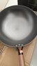 典匠 铸铁炒锅无涂层轻便炒菜锅老式圆底生铁锅不锈家用炒菜锅32cm 轻量化炒锅-杉木盖 32cm 实拍图