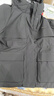 鸭鸭（YAYA）佟丽娅同款城市轻户外冲锋羽绒服女上衣短款冬新款收腰派克服外套 黑色 L (建议130-160斤) 实拍图
