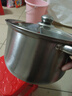 【加高】不锈钢汤锅加厚家用加高煲汤大容量煮粥炖锅 加高：加大【24cm】汤锅+玻璃盖 实拍图