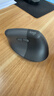 罗技（Logitech）Lift人体工学鼠标 垂直鼠标 小手鼠标 无线蓝牙鼠标 3台设备秒切换 带Logi Bolt接收器 黑色 实拍图