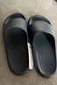 朴西香蕉船凉拖鞋女士浴室不易滑居家室内四季情侣拖鞋男 黑色 39-40 实拍图