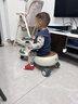 贝易BEIESTATE典藏扭扭车 1-6岁宝宝摇摇车大人可坐宝宝礼物声光音乐款 云母灰 实拍图