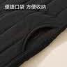 宜而爽【100%棉羊毛填充】秋冬季男士羊毛马甲中老年开衫保暖背心上衣 实拍图
