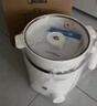 美的（Midea）电煮锅 宿舍小电锅 电蒸锅 学生寝室一体泡面小火锅电煮锅 多功能锅 电热锅 XZE1613 配蒸笼 1.7L 实拍图