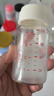 爱得利（evorie）奶瓶 新生儿奶瓶 标准口径玻璃奶瓶120ml (自带0-3个月S码圆孔) 实拍图