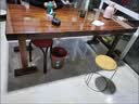 实木大板茶桌奥坎大板桌原木整板大板办公桌胡桃木大板茶台餐桌 单桌：120-60-6（高75） 实拍图
