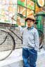 纳维凯尔（Navigare）儿童毛衣女童针织开衫学院风休闲外套秋季衣服新麻花开衫灰色130 实拍图