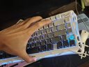 重力星球破茧75机械键盘电竞游戏无线有线蓝牙三模gasket客制化侧刻键盘 GS K1 渐变白 实拍图