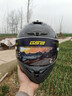 GSB摩托车头盔男女冬季防雾机车赛车大码3C全盔四季通用gsb361 水泥灰（配透明镜片） 2XL 适合58-60头围 实拍图