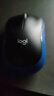 罗技（Logitech）M185鼠标 无线鼠标 办公鼠标 对称鼠标 黑色蓝边 带无线2.4G接收器 实拍图