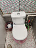 柯鲸 家用马桶坐便器大冲力超漩虹吸式静音连体座便器小户型抽水马桶 经济款  （300坑距）直冲式+大冲力 实拍图