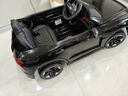 星辰皓奥迪儿童电动车四驱汽车遥控四轮宝宝玩具车可坐人童车RSGT 黑色+四驱+遥控+摇摆+皮座+软轮 实拍图