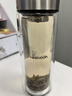 希诺双层玻璃杯男家用商务办公泡茶杯子过滤车载水杯XN-9302 345mL 实拍图