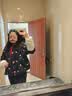 鸭鸭冰淇淋系列羽绒服女短款2026年冬季新款甜美保暖外套XJ 藏青色 M (160/84A) (建议110-130斤) 实拍图