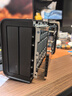 铁威马D5 Hybrid 5盘位混合型磁盘阵列盒 阵列柜 硬盘盒（2+3）适用Macmini/NAS扩展存储五盘位M.2硬盘柜 实拍图