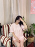 蕉内王一博同款305H纯棉睡衣男女士100%棉情侣家居服短袖短裤套装夏季 【女-短袖短裤】珊瑚粉 M 实拍图