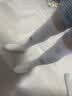 卡尔美（KELME）长筒足球袜防滑纱厚底高筒专业足球比赛训练精英运动袜 白色 M 实拍图