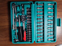 绿林（GREENER）47件套筒扳手汽修工具套装棘轮摩托修车公路工具箱快速扭力螺丝刀 实拍图