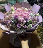 冉子花坊母亲节鲜花速递粉玫瑰百合向日葵混搭花束生日礼物同城配送 韩式紫玫瑰绣球混搭花束 实拍图